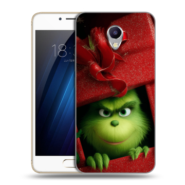 Силиконовый чехол на Meizu M5 Note с принтом Новый год Силиконовый чехол на Meizu M5 Note с принтом Новый год