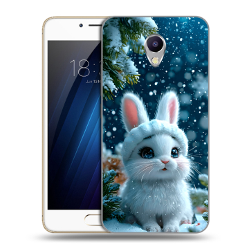 Силиконовый чехол на Meizu M5 Note с принтом Новый год Силиконовый чехол на Meizu M5 Note с принтом Новый год