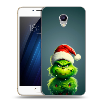 Силиконовый чехол на Meizu M5 Note с принтом Новый год Силиконовый чехол на Meizu M5 Note с принтом Новый год