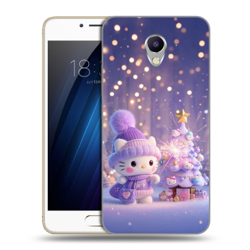 Силиконовый чехол на Meizu M5 Note с принтом Новый год Силиконовый чехол на Meizu M5 Note с принтом Новый год