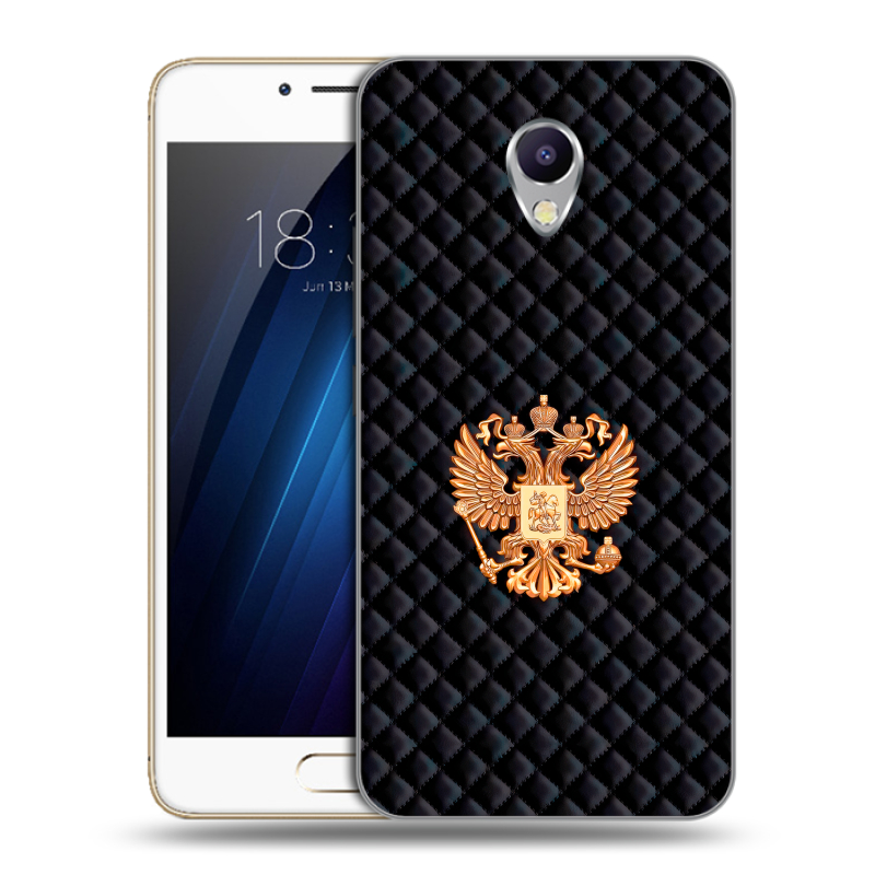 Силиконовый чехол на Meizu M5 Note с принтом Герб России принт Силиконовый чехол на Meizu M5 Note с принтом Герб России принт
