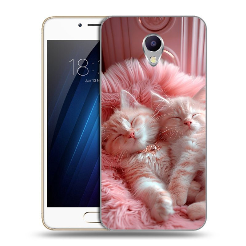 Силиконовый чехол на Meizu M5 Note с принтом котята котики Силиконовый чехол на Meizu M5 Note с принтом котята котики