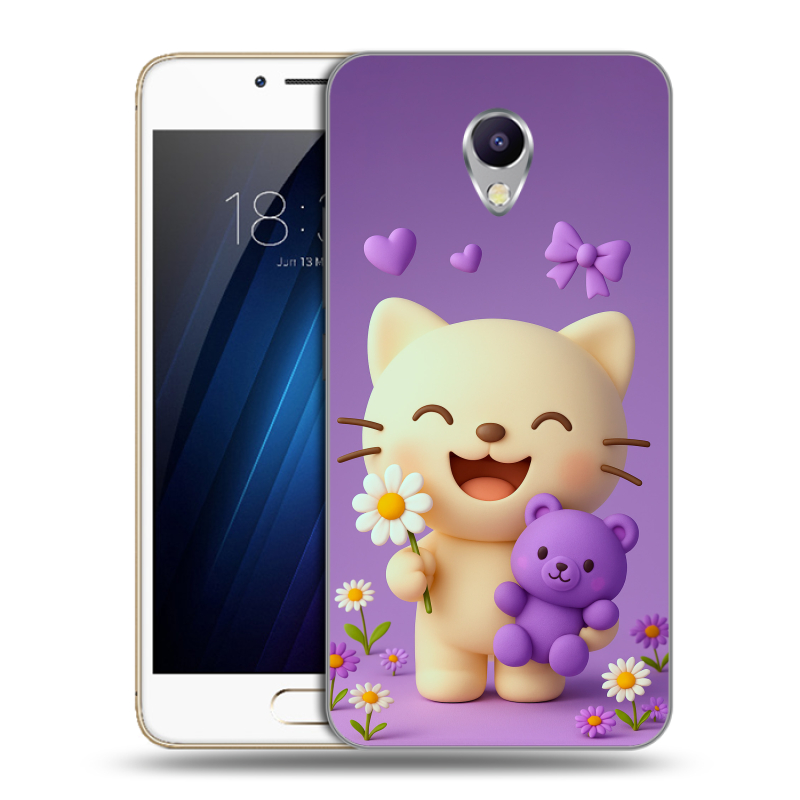 Силиконовый чехол на Meizu M5 Note с принтом для девочек Силиконовый чехол на Meizu M5 Note с принтом для девочек