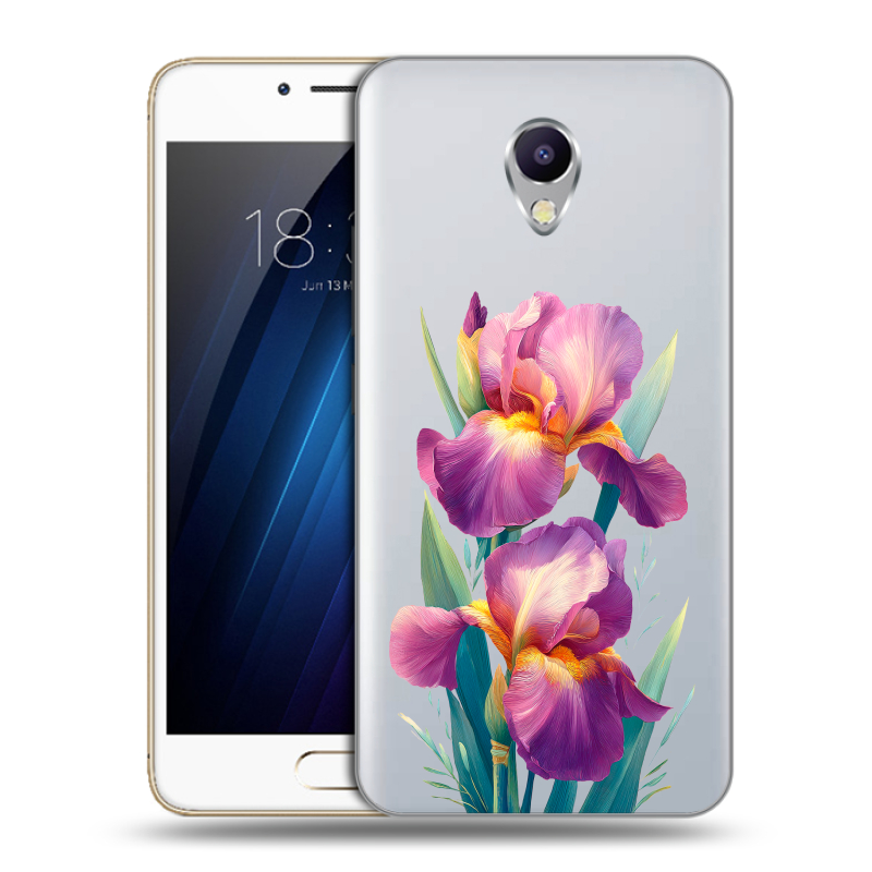 Силиконовый чехол на Meizu M5 Note с принтом Цветы орхидеи Силиконовый чехол на Meizu M5 Note с принтом Цветы орхидеи