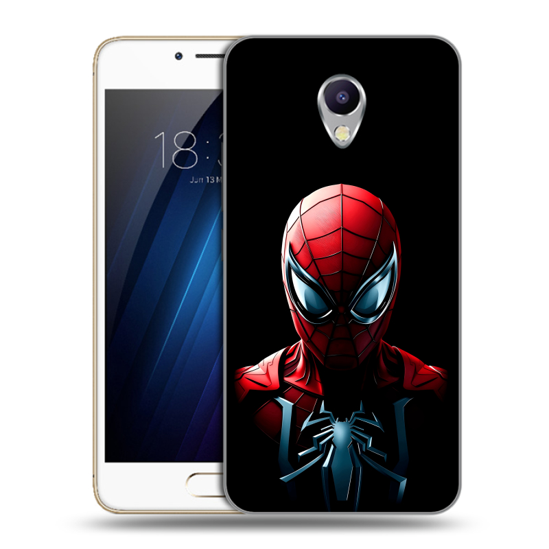 Силиконовый чехол на Meizu M5 Note с принтом Spiderman Человек паук Силиконовый чехол на Meizu M5 Note с принтом Spiderman Человек паук
