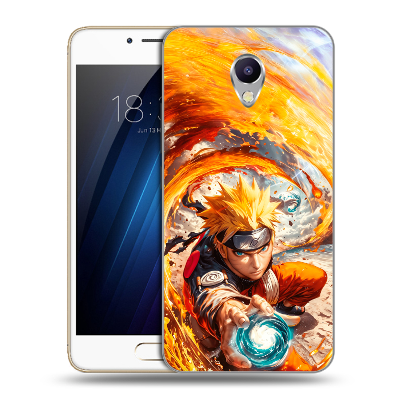 Силиконовый чехол на Meizu M5 Note с принтом Аниме Наруто Naruto Силиконовый чехол на Meizu M5 Note с принтом Аниме Наруто Naruto