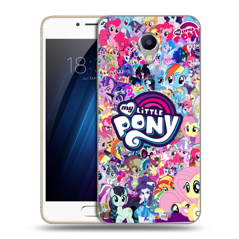 Силиконовый чехол на Meizu M5 Note с принтом My little pony Дружба чудо Силиконовый чехол на Meizu M5 Note с принтом My little pony Дружба чудо
