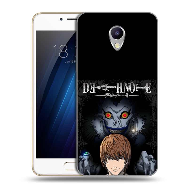 Силиконовый чехол на Meizu M5 Note с принтом Death note Тетрадь смерти Силиконовый чехол на Meizu M5 Note с принтом Death note Тетрадь смерти