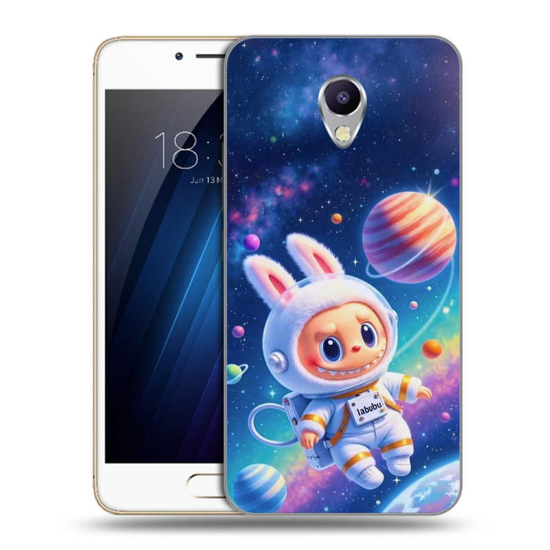 Силиконовый чехол на Meizu M5 Note с принтом Labubu Лабубу Силиконовый чехол на Meizu M5 Note с принтом Labubu Лабубу