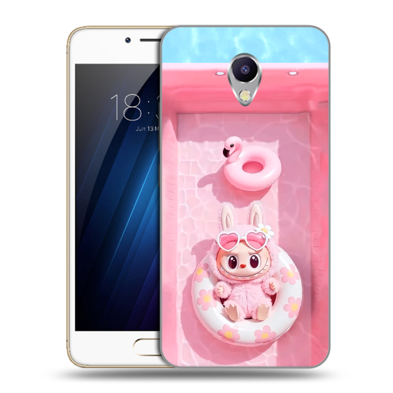 Силиконовый чехол на Meizu M5 Note с принтом Labubu Лабубу Силиконовый чехол на Meizu M5 Note с принтом Labubu Лабубу
