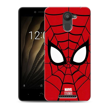 Силиконовый чехол на BQ Aquaris U с принтом человек паук spiderman Силиконовый чехол на BQ Aquaris U с принтом человек паук spiderman