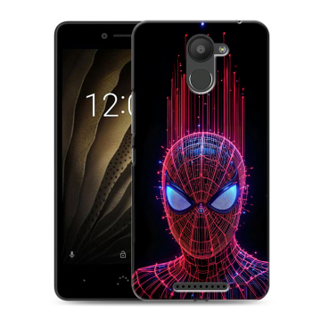 Силиконовый чехол на BQ Aquaris U с принтом Spiderman Человек паук Силиконовый чехол на BQ Aquaris U с принтом Spiderman Человек паук