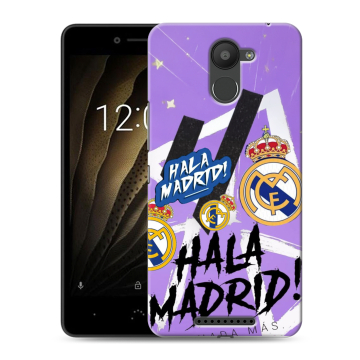Силиконовый чехол на BQ Aquaris U с принтом Real Madrid Реал Мадрид
