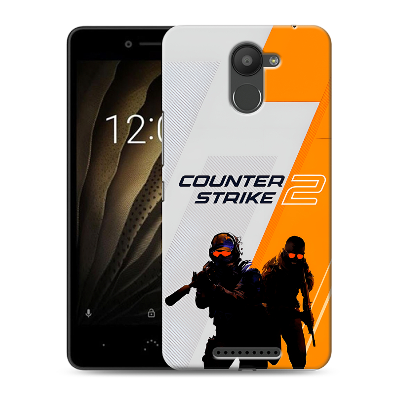 Силиконовый чехол на BQ Aquaris U с принтом Counter Strike Силиконовый чехол на BQ Aquaris U с принтом Counter Strike