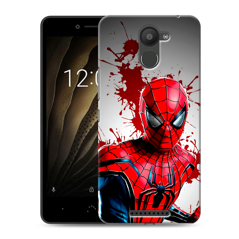 Силиконовый чехол на BQ Aquaris U с принтом Spiderman Человек паук Силиконовый чехол на BQ Aquaris U с принтом Spiderman Человек паук