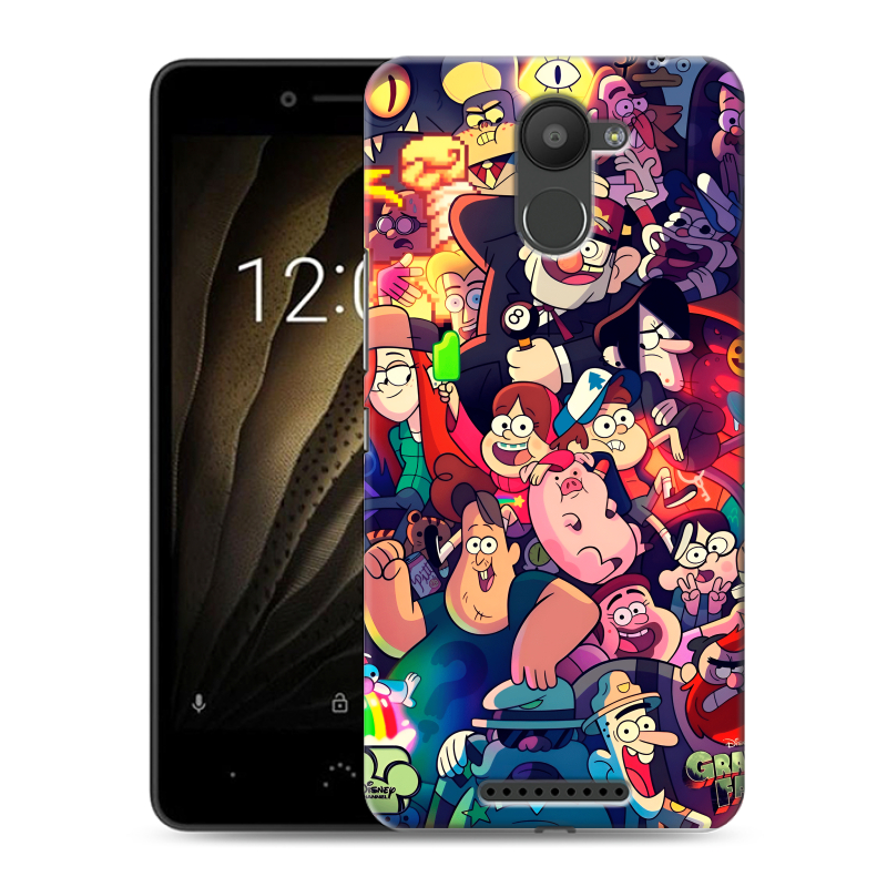 Силиконовый чехол на BQ Aquaris U с принтом Gravity Falls Гравити Фолз Силиконовый чехол на BQ Aquaris U с принтом Gravity Falls Гравити Фолз