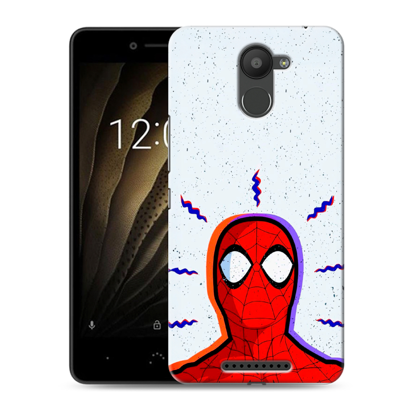 Силиконовый чехол на BQ Aquaris U с принтом Spiderman Человек паук Силиконовый чехол на BQ Aquaris U с принтом Spiderman Человек паук