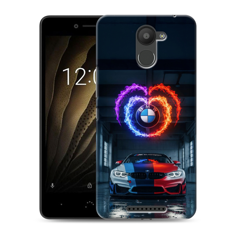 Силиконовый чехол на BQ Aquaris U с принтом BMW БМВ Силиконовый чехол на BQ Aquaris U с принтом BMW БМВ