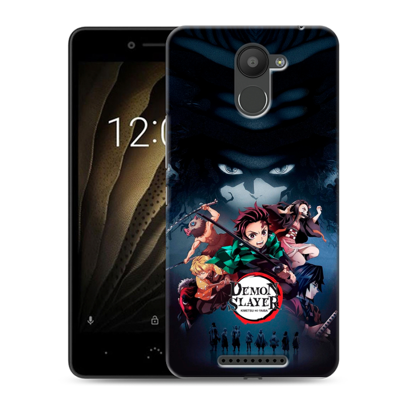 Силиконовый чехол на BQ Aquaris U с принтом Demon Slayer Клинок рассекающий демонов Силиконовый чехол на BQ Aquaris U с принтом Demon Slayer Клинок рассекающий демонов