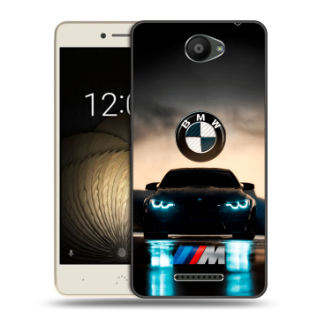 Силиконовый чехол на BQ Aquaris U Lite с принтом БМВ BMW Силиконовый чехол на BQ Aquaris U Lite с принтом БМВ BMW