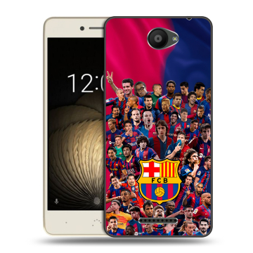 Силиконовый чехол на BQ Aquaris U Lite с принтом Барселона Barcelona Силиконовый чехол на BQ Aquaris U Lite с принтом Барселона Barcelona