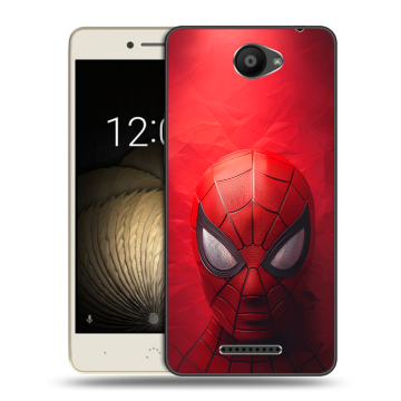 Силиконовый чехол на BQ Aquaris U Lite с принтом Spiderman Человек паук Силиконовый чехол на BQ Aquaris U Lite с принтом Spiderman Человек паук