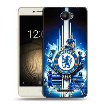 Силиконовый чехол на BQ Aquaris U Lite с принтом Chelsea Челси