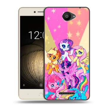 Силиконовый чехол на BQ Aquaris U Lite с принтом My little pony Дружба чудо Силиконовый чехол на BQ Aquaris U Lite с принтом My little pony Дружба чудо