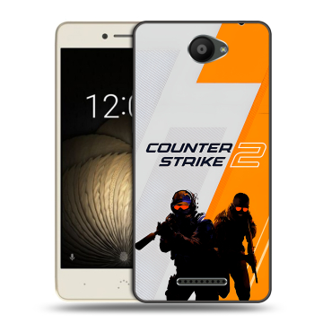 Силиконовый чехол на BQ Aquaris U Lite с принтом Counter Strike Силиконовый чехол на BQ Aquaris U Lite с принтом Counter Strike