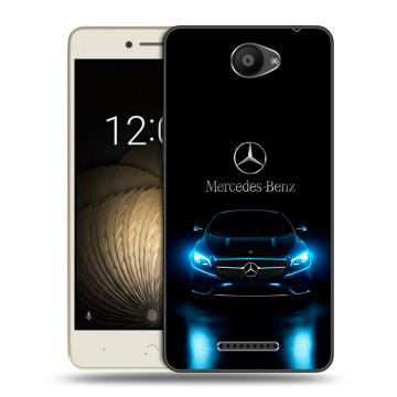 Силиконовый чехол на BQ Aquaris U Lite с принтом Mercedes Мерседес Силиконовый чехол на BQ Aquaris U Lite с принтом Mercedes Мерседес