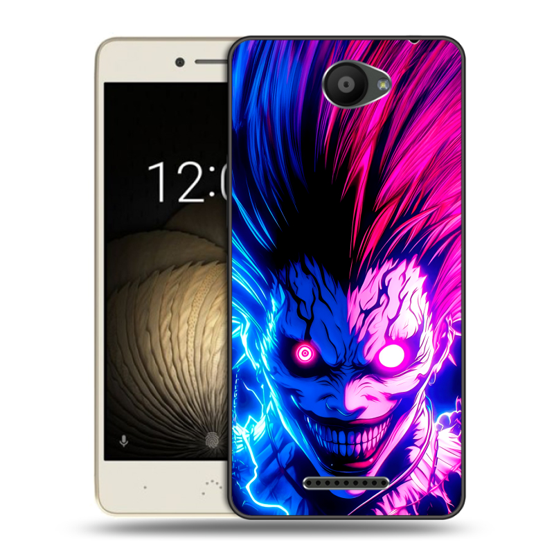 Силиконовый чехол на BQ Aquaris U Lite с принтом Death note Тетрадь смерти Силиконовый чехол на BQ Aquaris U Lite с принтом Death note Тетрадь смерти