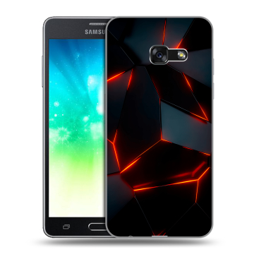 Силиконовый противоударный чехол на Samsung Galaxy A3 (2017) с принтом Яркие абстракции Силиконовый противоударный чехол на Samsung Galaxy A3 (2017) с принтом Яркие абстракции