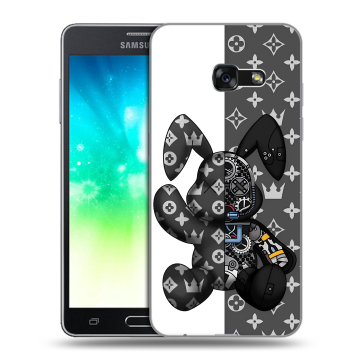 Силиконовый противоударный чехол на Samsung Galaxy A3 (2017) с принтом Луи робот