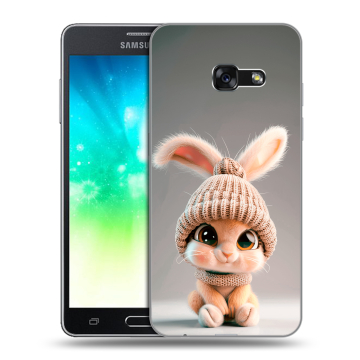 Силиконовый противоударный чехол на Samsung Galaxy A3 (2017) с принтом Кролик