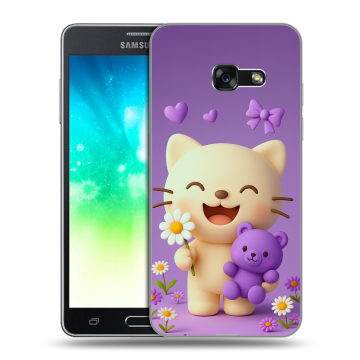 Силиконовый противоударный чехол на Samsung Galaxy A3 (2017) с принтом для девочек Силиконовый противоударный чехол на Samsung Galaxy A3 (2017) с принтом для девочек