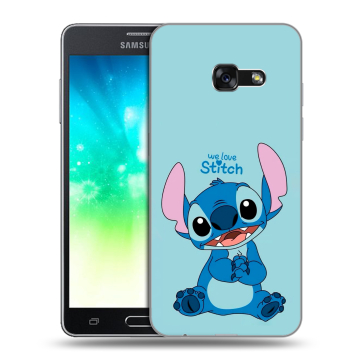 Силиконовый противоударный чехол на Samsung Galaxy A3 (2017) с принтом Лило и Стич