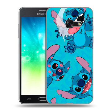 Силиконовый противоударный чехол на Samsung Galaxy A3 (2017) с принтом Лило и Стич