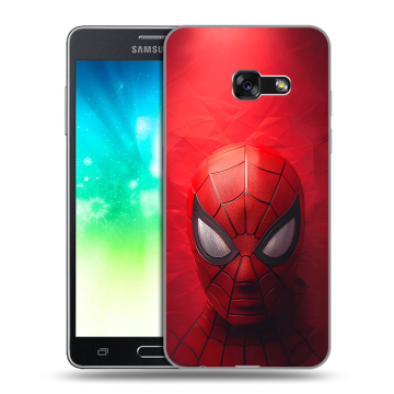 Силиконовый противоударный чехол на Samsung Galaxy A3 (2017) с принтом Spiderman Человек паук
