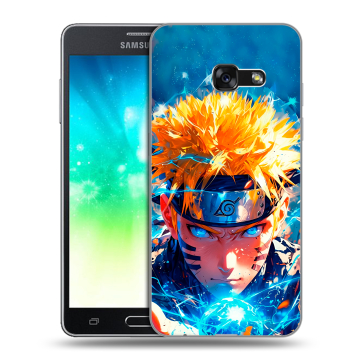 Силиконовый противоударный чехол на Samsung Galaxy A3 (2017) с принтом Аниме Наруто Naruto Силиконовый противоударный чехол на Samsung Galaxy A3 (2017) с принтом Аниме Наруто Naruto