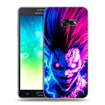Силиконовый противоударный чехол на Samsung Galaxy A3 (2017) с принтом Death note Тетрадь смерти Силиконовый противоударный чехол на Samsung Galaxy A3 (2017) с принтом Death note Тетрадь смерти