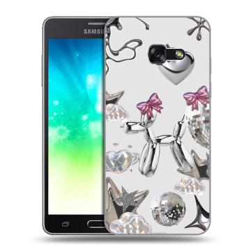 Силиконовый противоударный чехол на Samsung Galaxy A3 (2017) с принтом Y2K