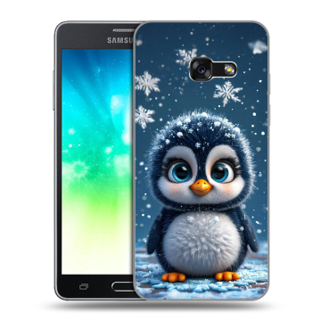 Силиконовый противоударный чехол на Samsung Galaxy A3 (2017) с принтом Новый год Силиконовый противоударный чехол на Samsung Galaxy A3 (2017) с принтом Новый год