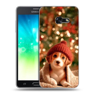 Силиконовый противоударный чехол на Samsung Galaxy A3 (2017) с принтом Новый год Силиконовый противоударный чехол на Samsung Galaxy A3 (2017) с принтом Новый год