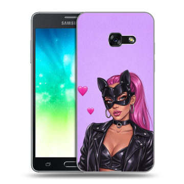 Силиконовый противоударный чехол на Samsung Galaxy A3 (2017) с принтом женский Силиконовый противоударный чехол на Samsung Galaxy A3 (2017) с принтом женский