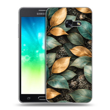 Силиконовый противоударный чехол на Samsung Galaxy A3 (2017) с принтом женский