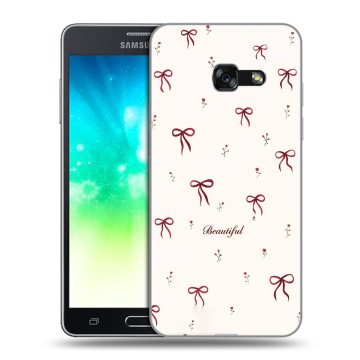 Силиконовый противоударный чехол на Samsung Galaxy A3 (2017) с принтом для девочек