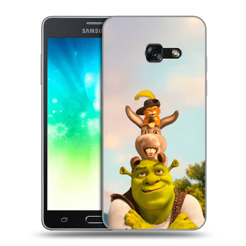 Пластиковый чехол на Samsung Galaxy A3 (2017) с принтом Шрек Shrek Пластиковый чехол на Samsung Galaxy A3 (2017) с принтом Шрек Shrek