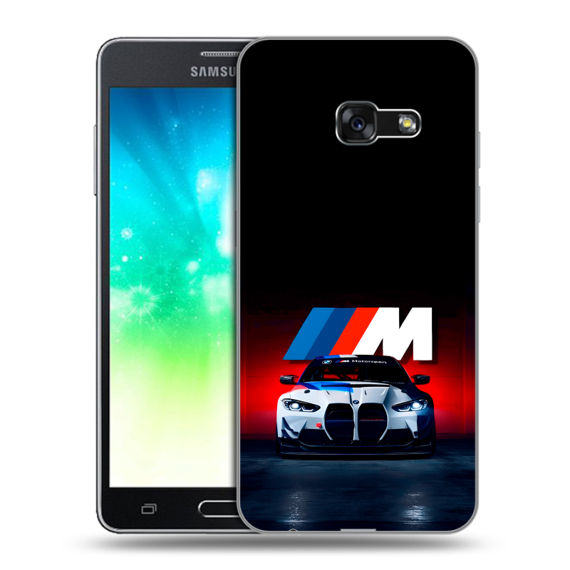 Силиконовый противоударный чехол на Samsung Galaxy A3 (2017) с принтом БМВ BMW Силиконовый противоударный чехол на Samsung Galaxy A3 (2017) с принтом БМВ BMW