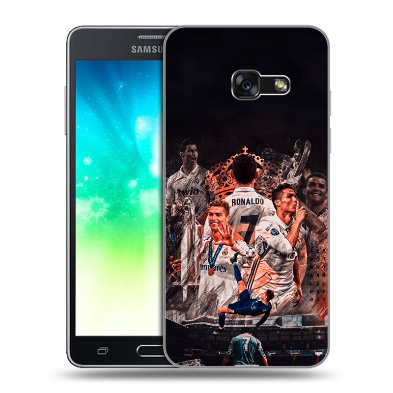 Силиконовый противоударный чехол на Samsung Galaxy A3 (2017) с принтом Реал Роналдо Real Ronaldo Силиконовый противоударный чехол на Samsung Galaxy A3 (2017) с принтом Реал Роналдо Real Ronaldo