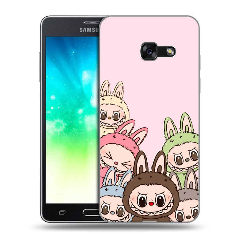 Пластиковый чехол на Samsung Galaxy A3 (2017) с принтом Лабубу Пластиковый чехол на Samsung Galaxy A3 (2017) с принтом Лабубу